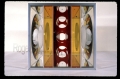 PP31, side view2, 9x9x9 inches, plexiglass, mirror, aluminum, 1973